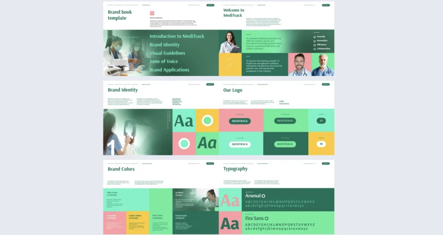 Creative Brand Book Template
