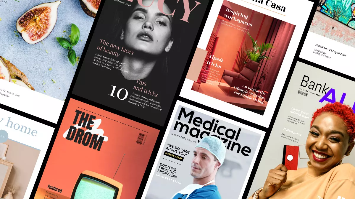 magazine cover design samples