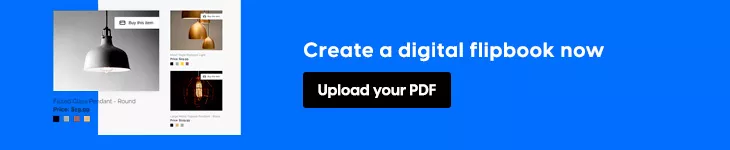 Create a digital flipbook banner