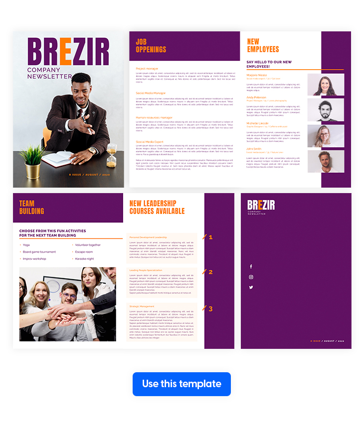 35 Company Newsletter Templates For Employee Engagement