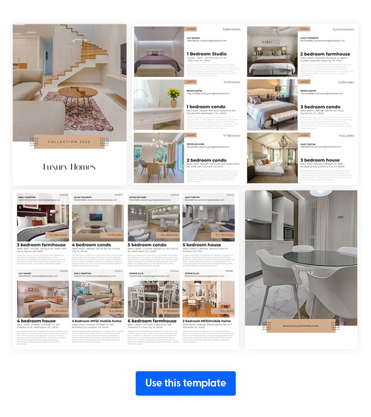 Real estate brochure template ideas to showcase your properties