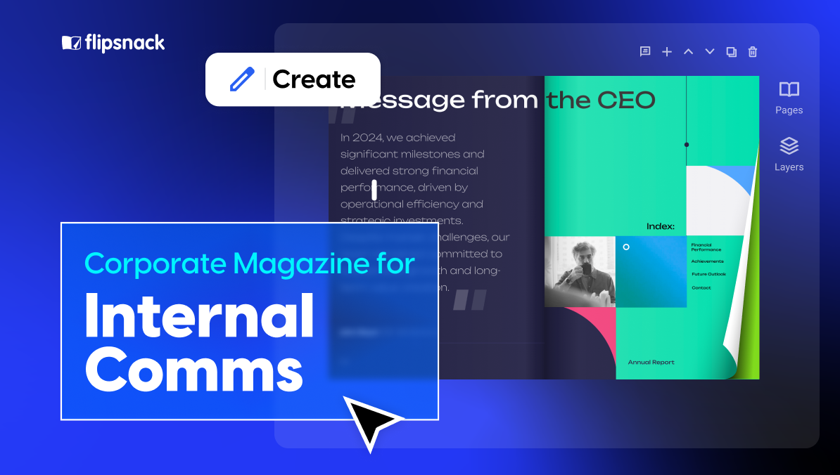 corporate magazine for internal comms