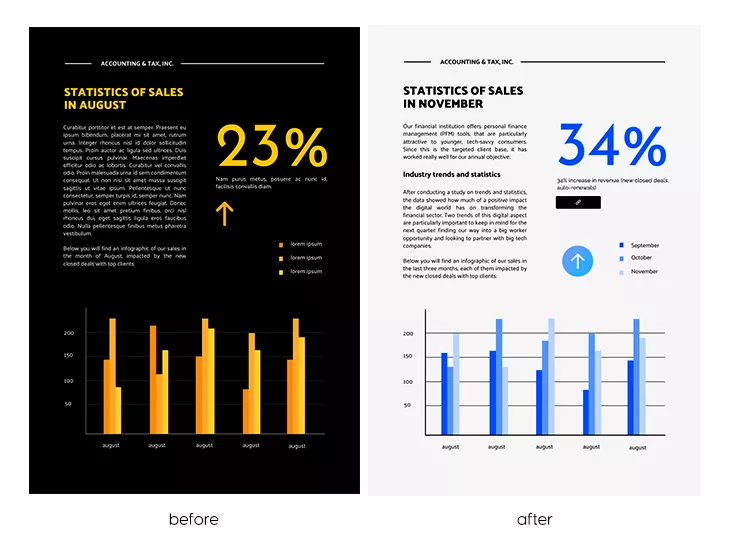 Customizable company newsletter example made with Flipsnack