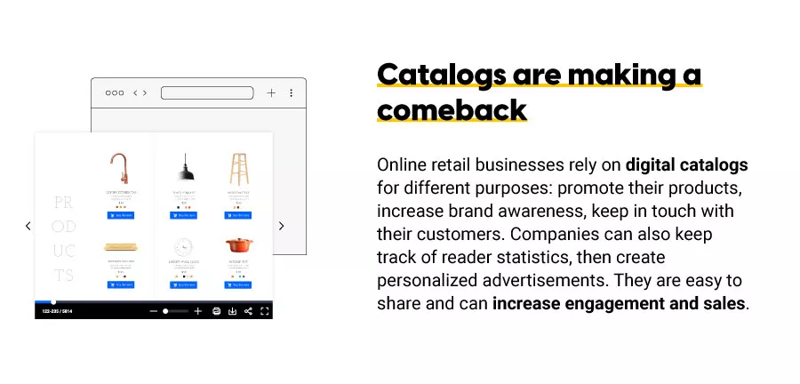 Digital catalogs e-commerce trend