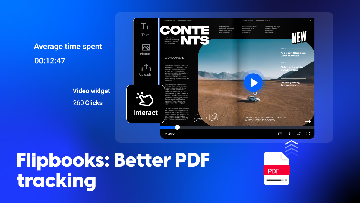 Flipbooks – better PDF tracking cover How Flipbooks Make It Easy to Track PDF Files, Control Access, and Measure Engagement