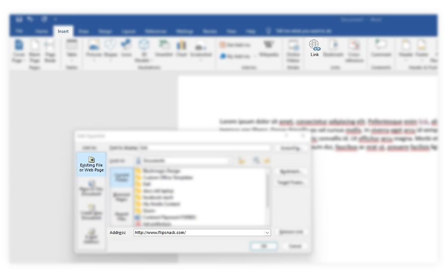 How to add hyperlinks to your PDF in Word