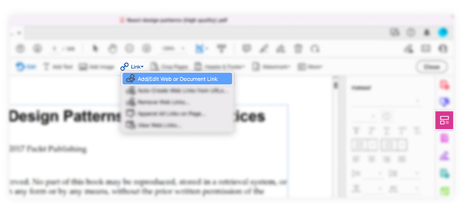How to link to your PDF in Adobe Acrobat Pro DC