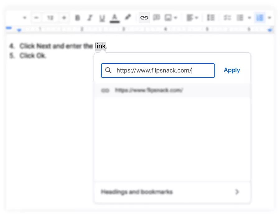 How to turn PDF into link in Google Docs