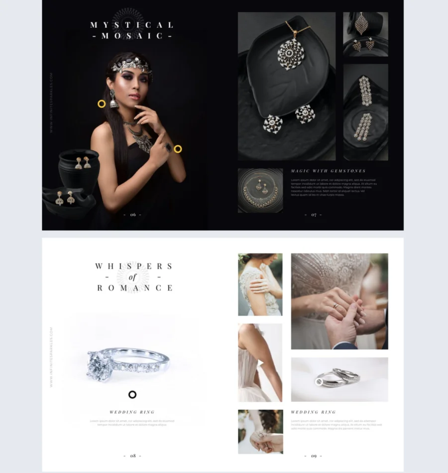 Interactive Jewelry Magazine Template