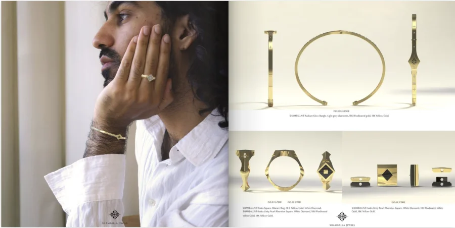 Fine jewelry lookbook made with Flipsnack
