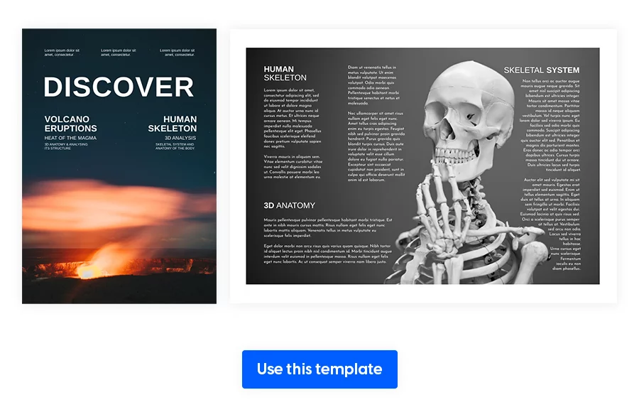 magazine article template