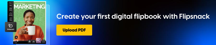 create digital flipbooks in Flipsnack