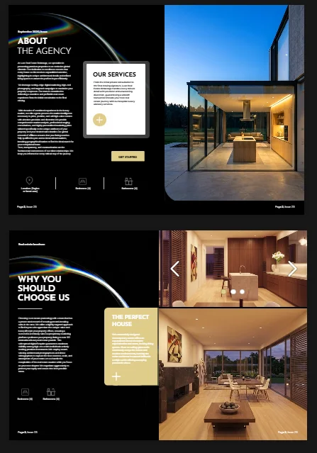 Interactive Property Listing Brochure template