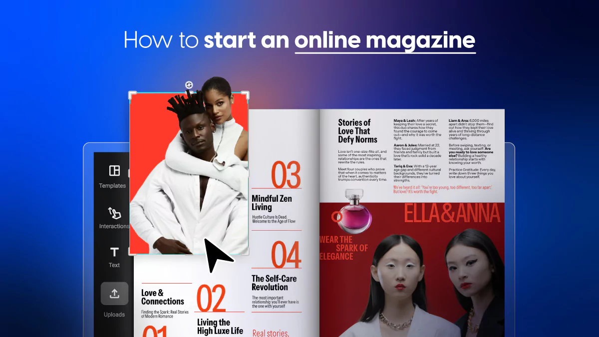 how to start an online magazine
