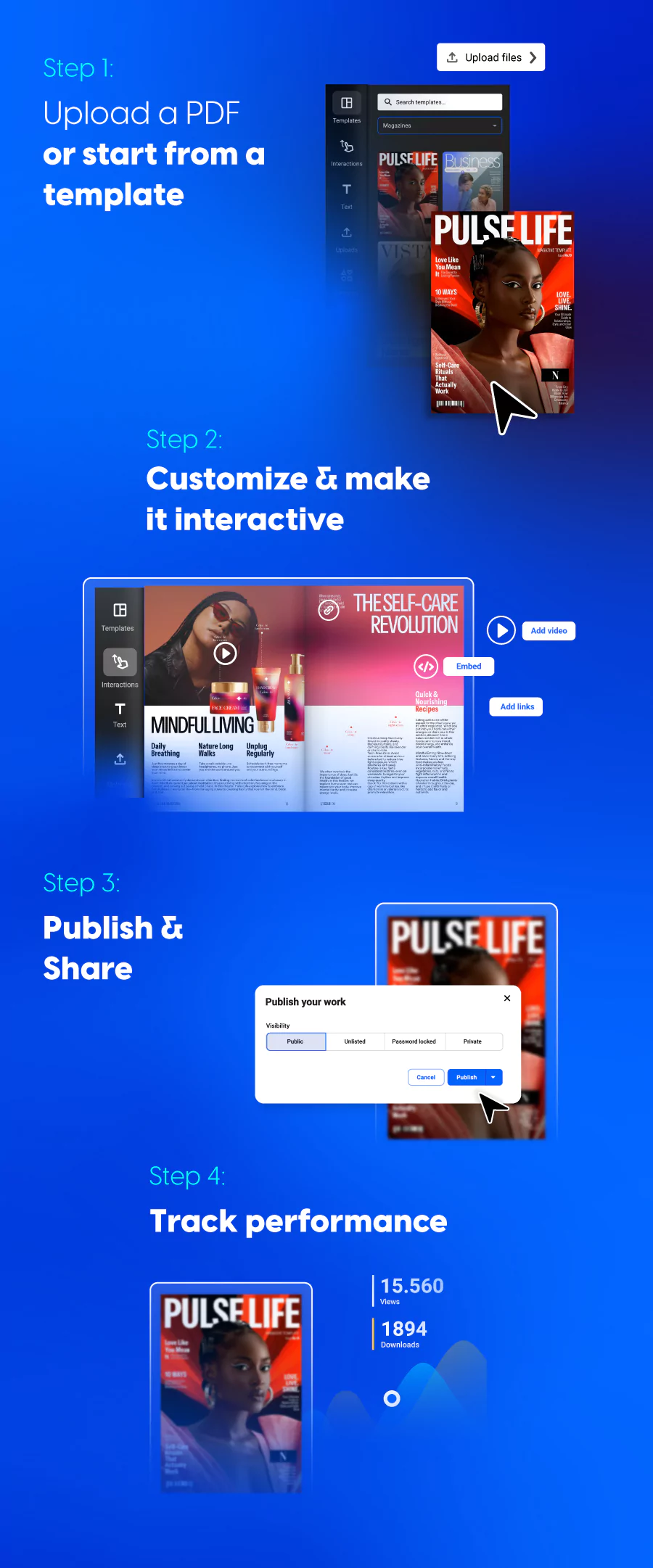 How to start an online magazine with Flipsnack