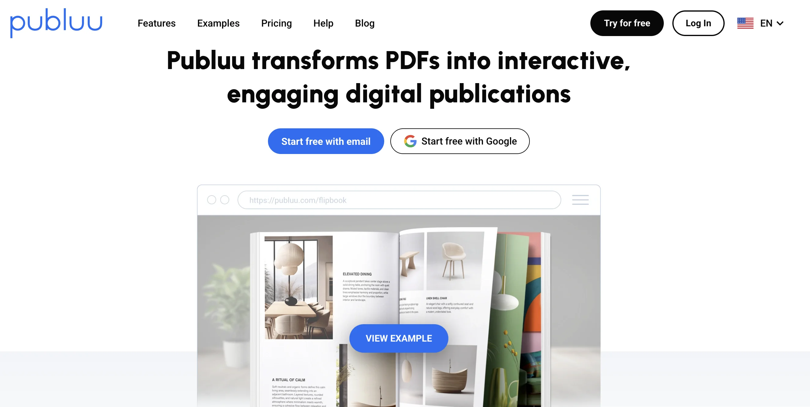 Publuu - interactive flipbooks from PDFs
