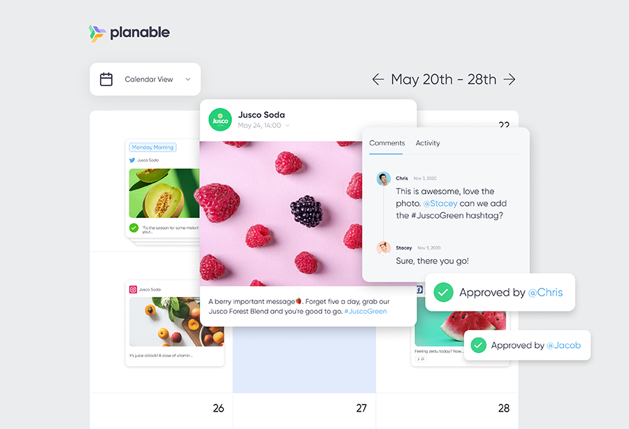 planable - social media digital marketing tool