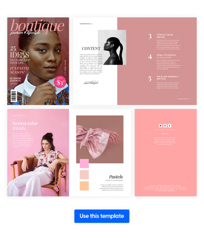 How to design a fashion magazine like Vogue - Flipsnack Blog