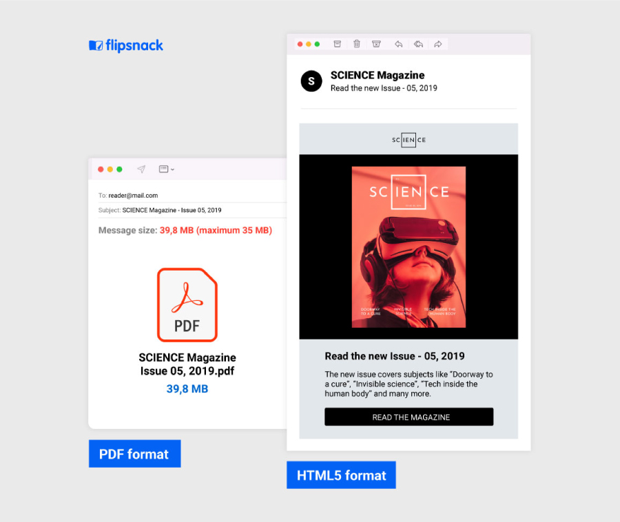 Flipsnack easy accessibility