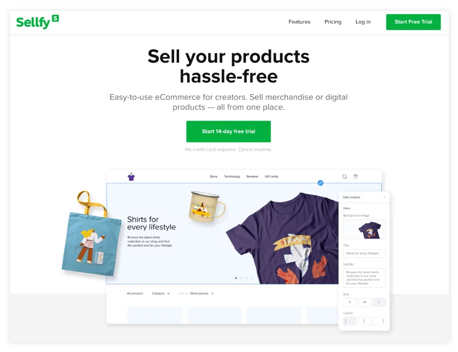 Sellfy Platform