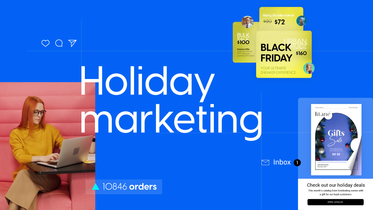Holiday marketing with black friday promotion examples
