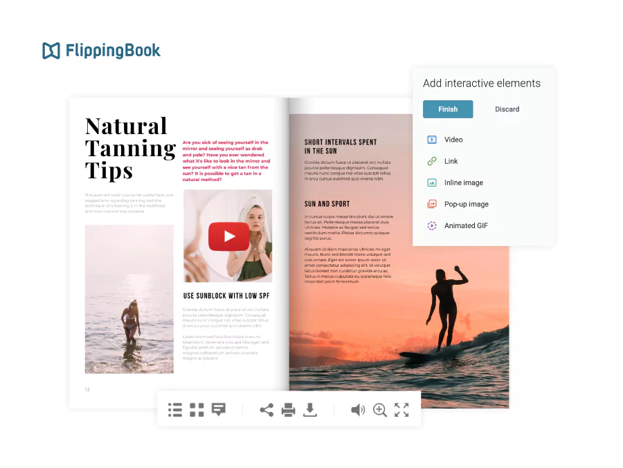 Flippingbook magazine maker editor