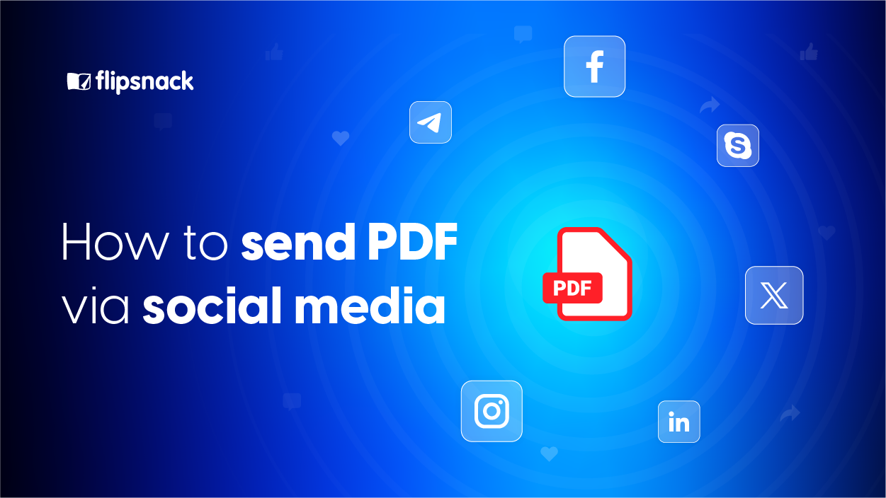 How to send PDF Via Social Media