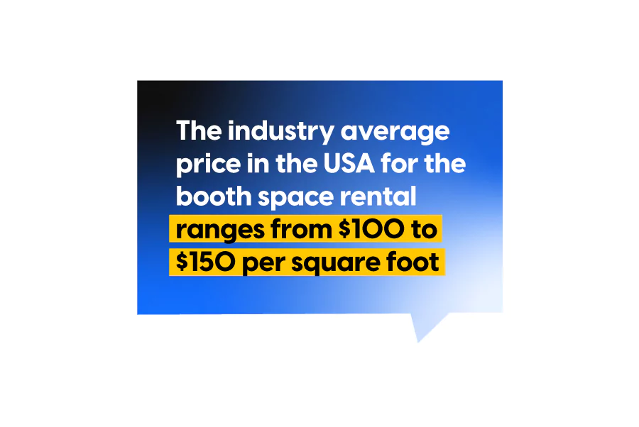Industry quote on trade show costs