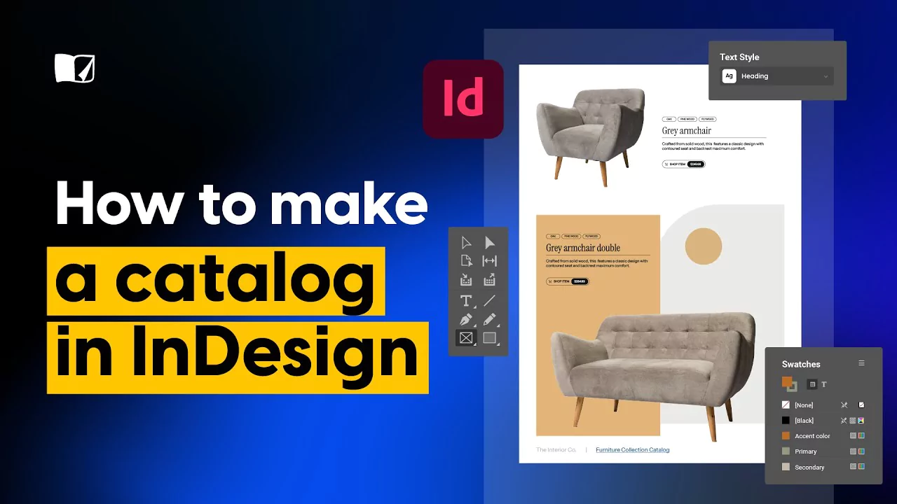 video thumbnail for how to create a catalog in indesign