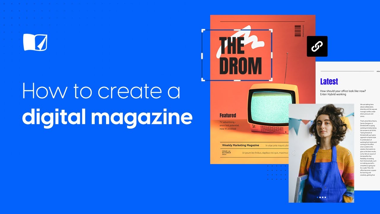 Thumbnail for how to make a digital magazine video