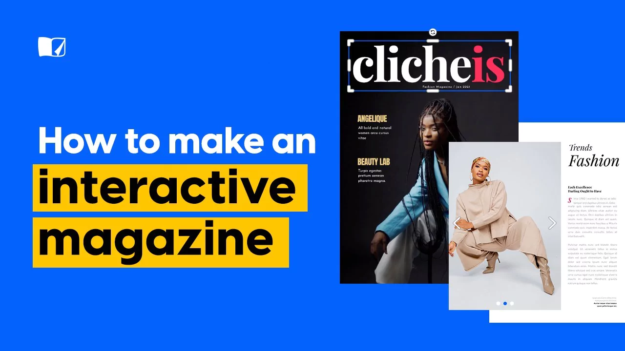 Thumbnail for how to make an interactive magazine