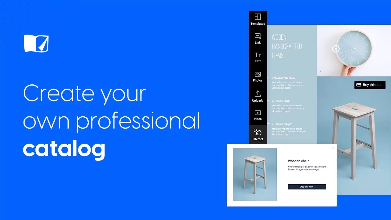 Create your own professional catalog video guide