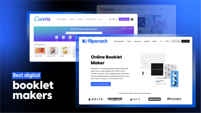 Cover for best digital booklet makers article
