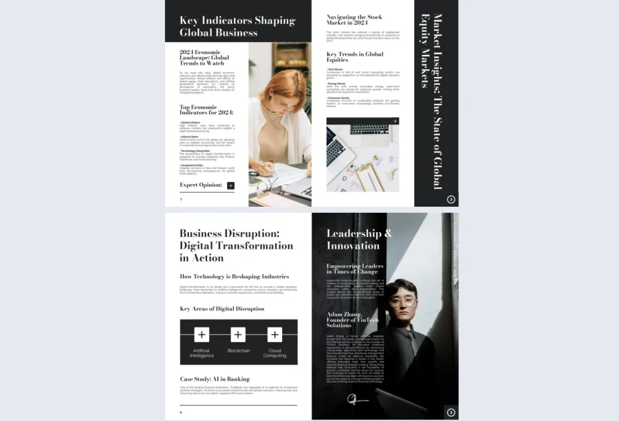 Digital Company Magazine Template