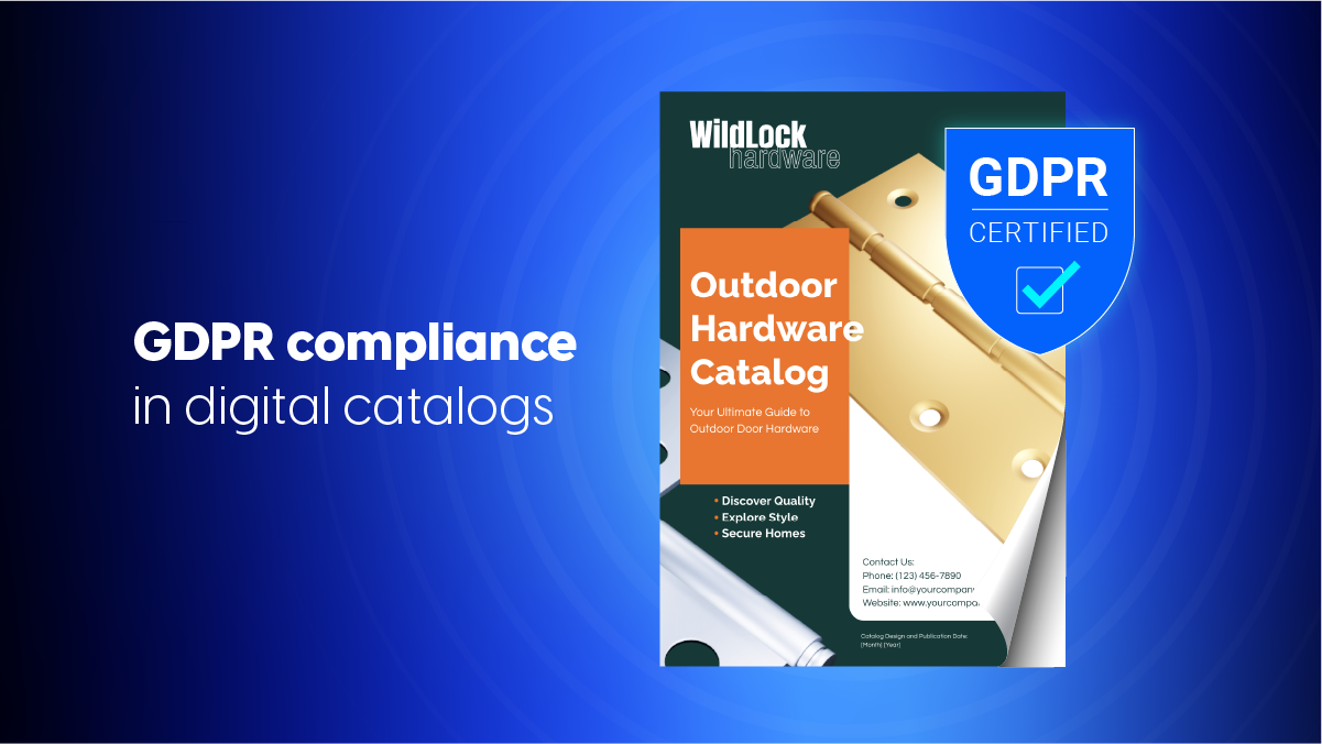 GDPR compliance in digital catalogs cover