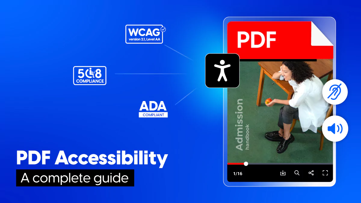 PDF accessibility - a complete guide cover