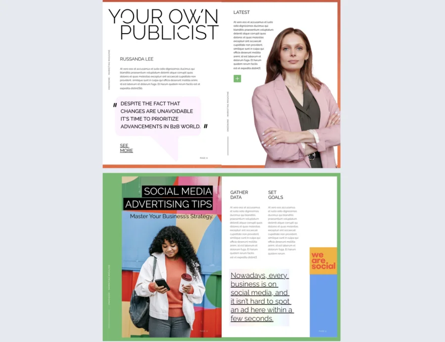 Marketing & Advertising Interactive Magazine 