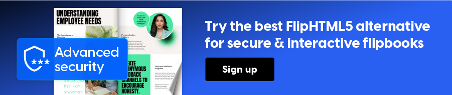 Flipsnack vs. FlipHTML5 for secure and interactive flipbooks