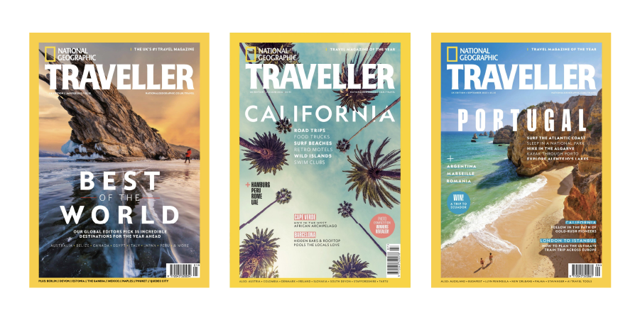 National Geographic Traveler covers