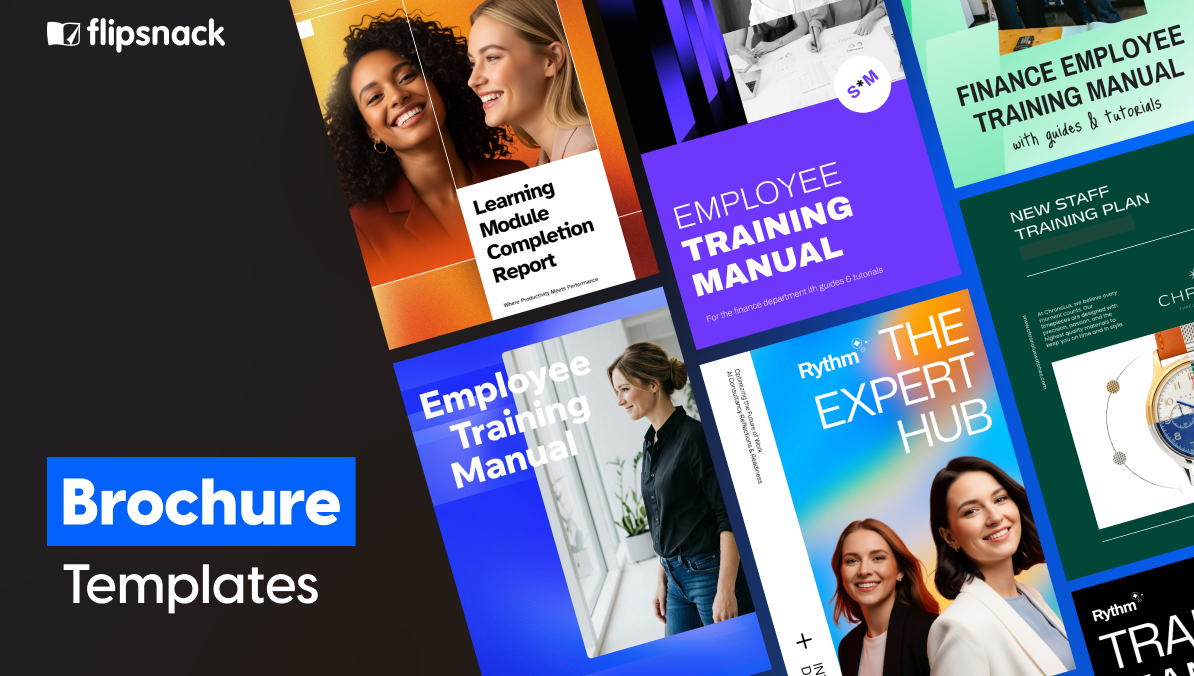 Brochure templates by Flipsnack - cover