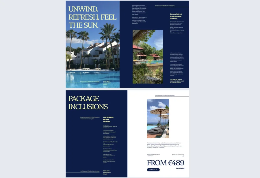 Hotel Seasonal Offer Brochure ExampLE