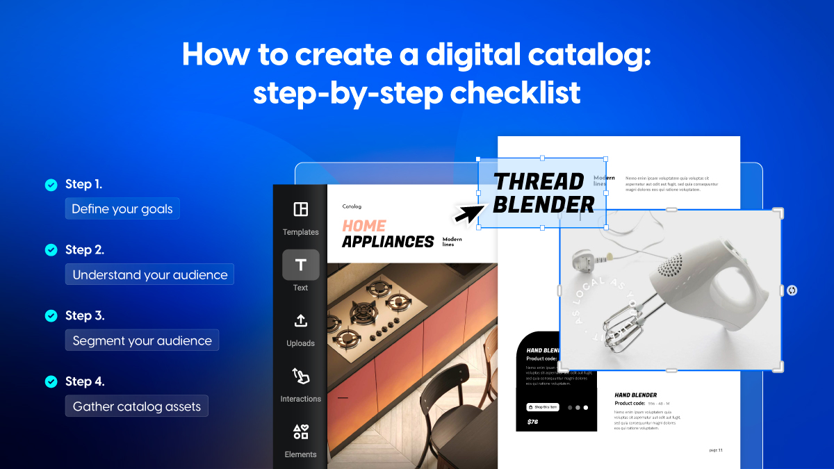 Create an online digital catalog