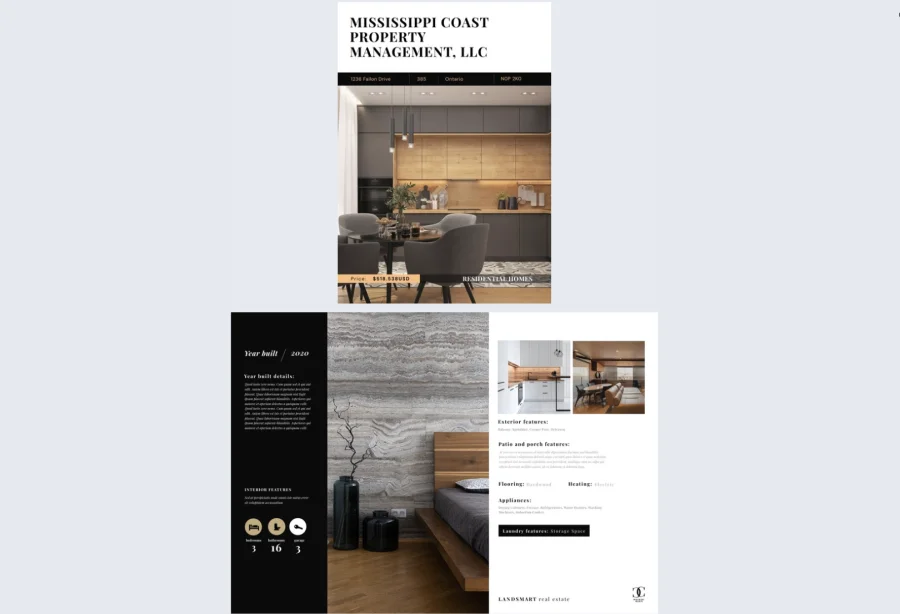 MLS Compatible Real Estate Brochure Template