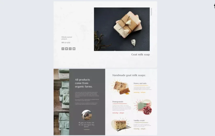 Professional Product Bi-Fold Brochure Template