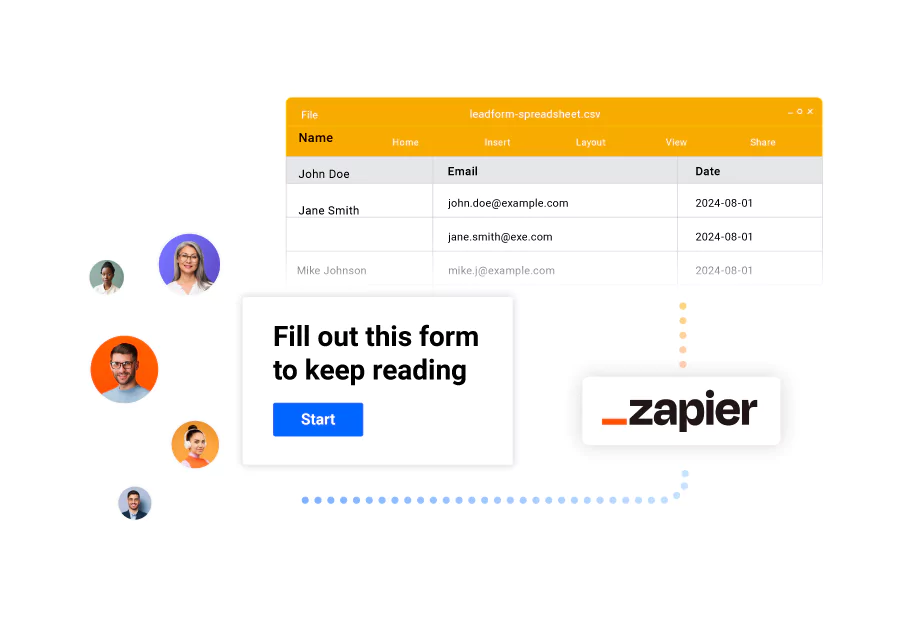 automatic product catalogs with order integrations