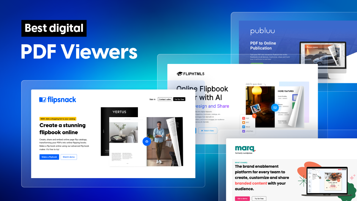 Best interactive PDF magazine viewers – tested & compared