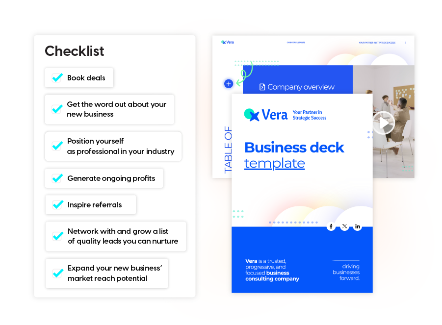 Checklist for successful sales pitches 