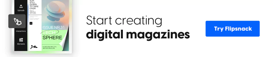 Start creating digital magazines