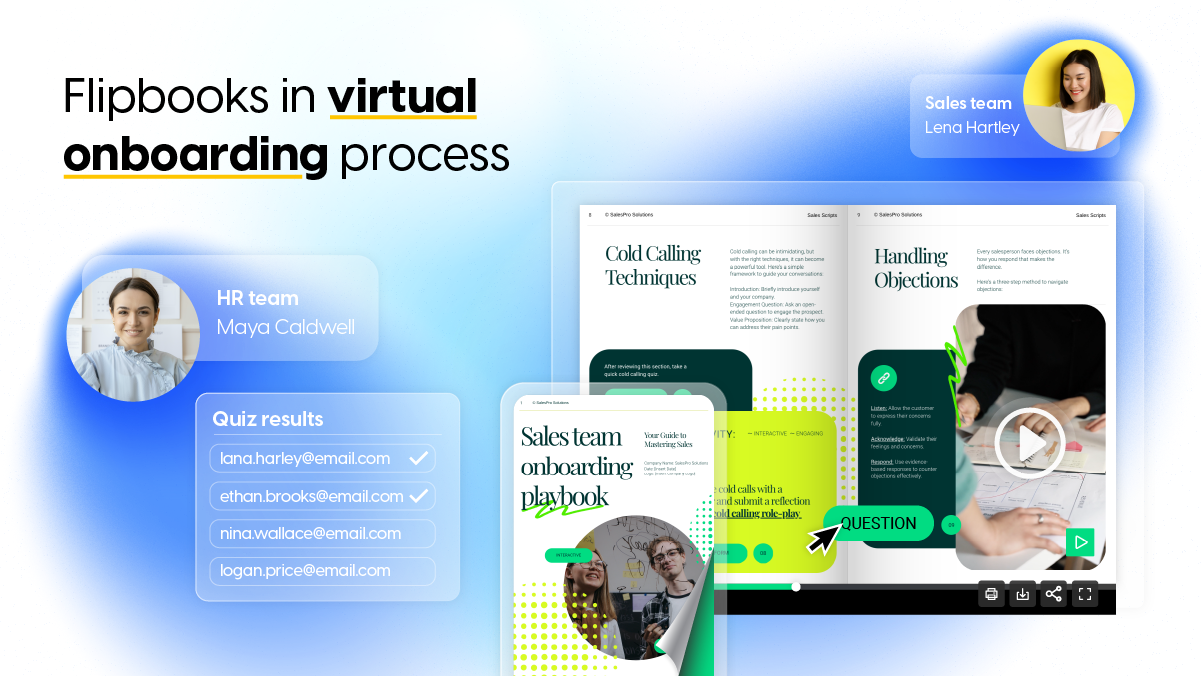 Cover for flipbooks in virtual onboarding article