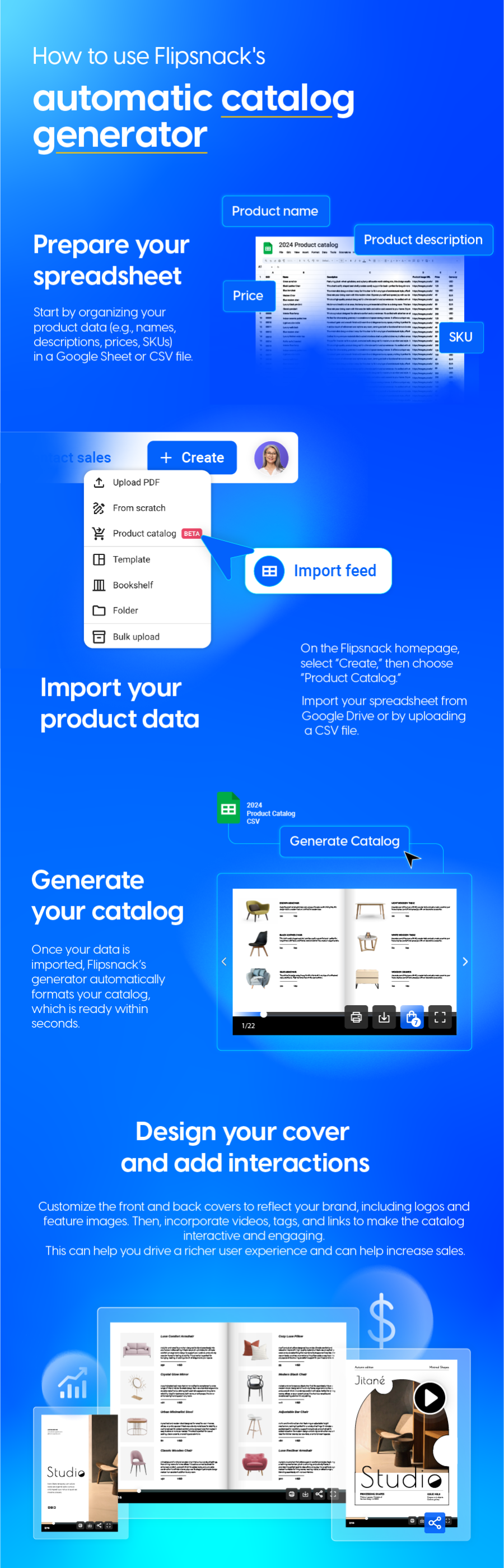 How to use the automatic catalog generator